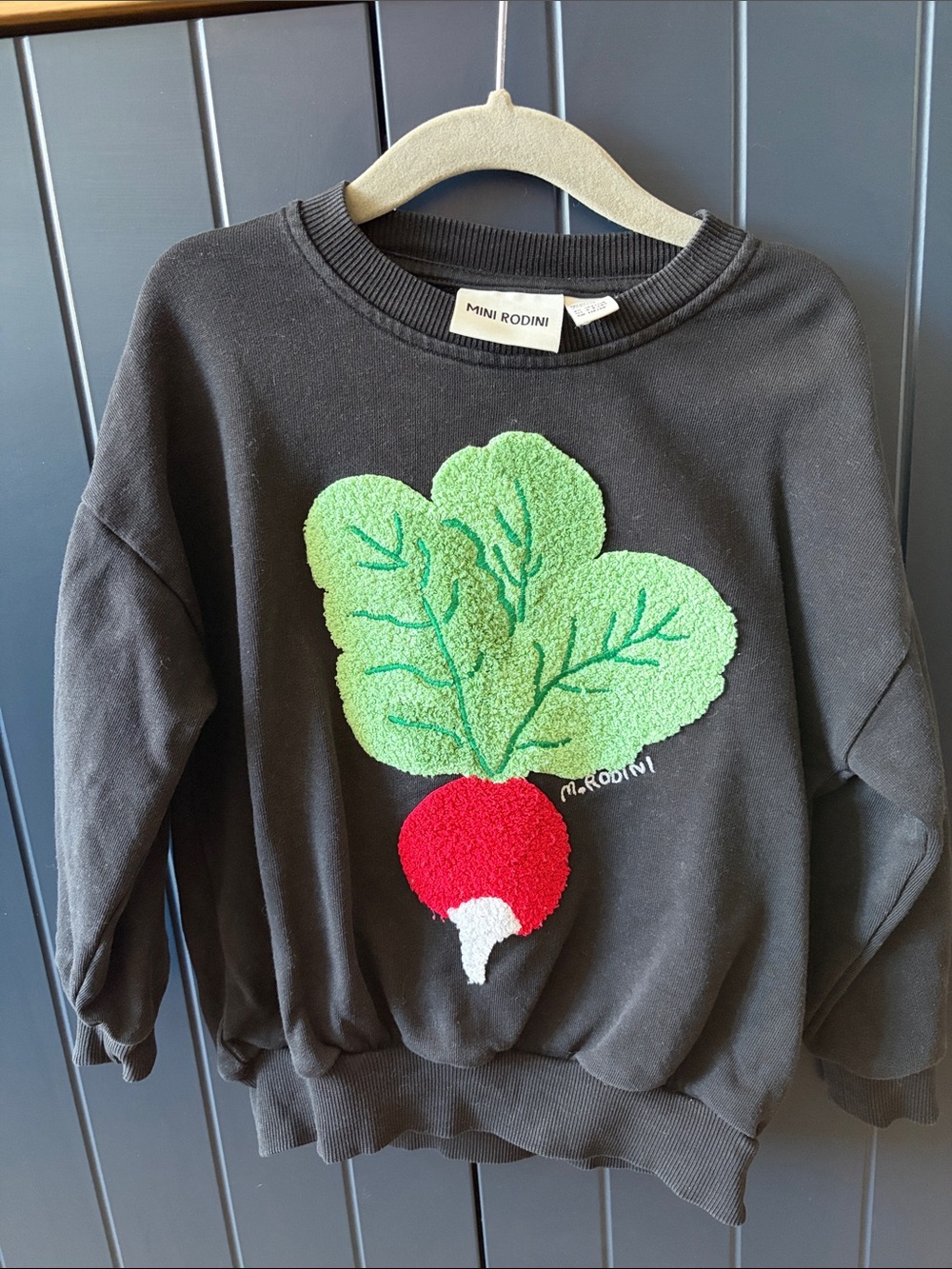 Mini Rodini embroidered sweatshirt  3-5 year old